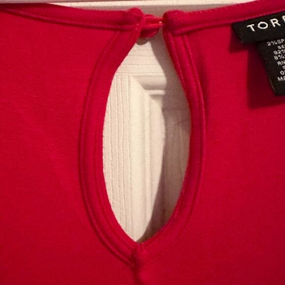 Torrid Side Lace Peplum Tank Top Size 2x RED with BLACK LACE - Picture 8 of 13